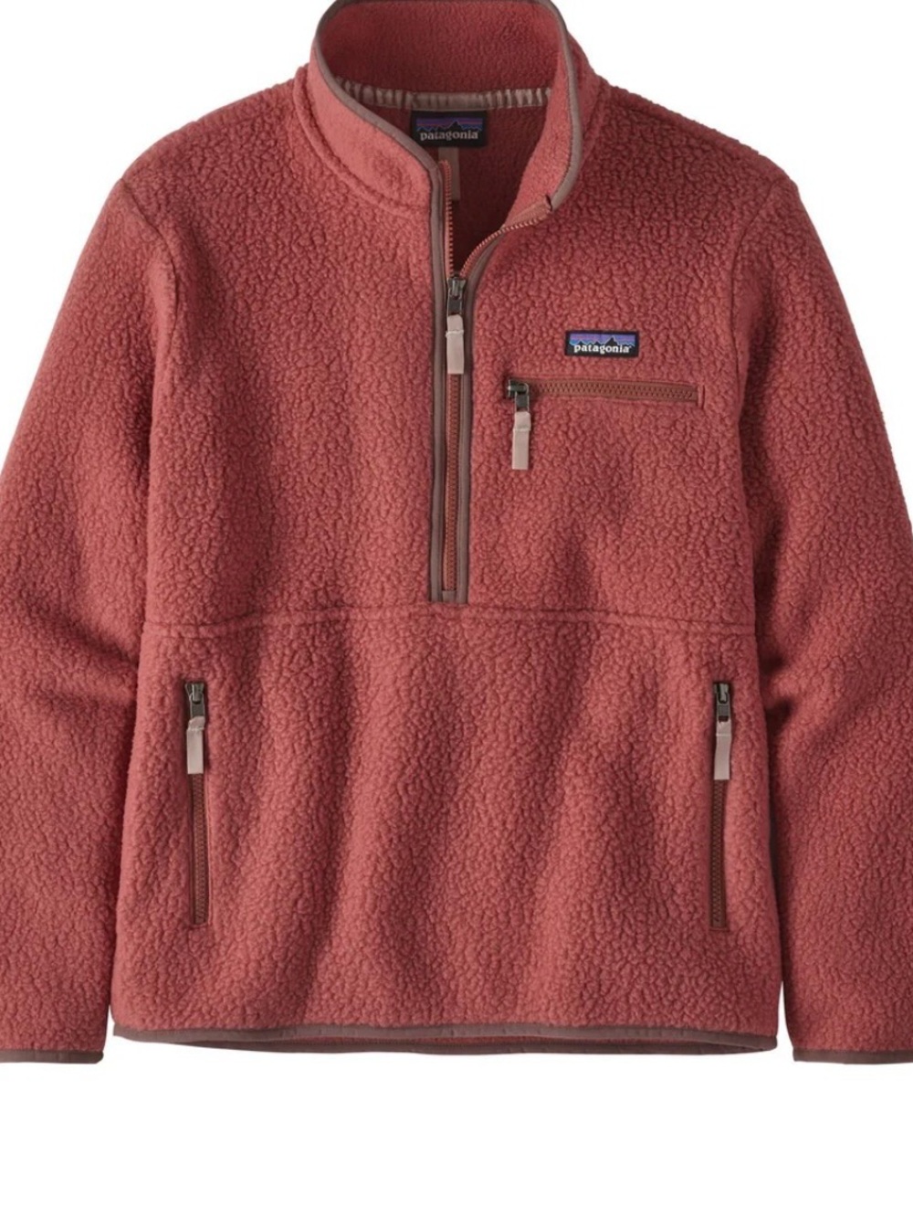Patagonia Women's Retro Pile Marsupial Fleece Quarter Zip Pullover